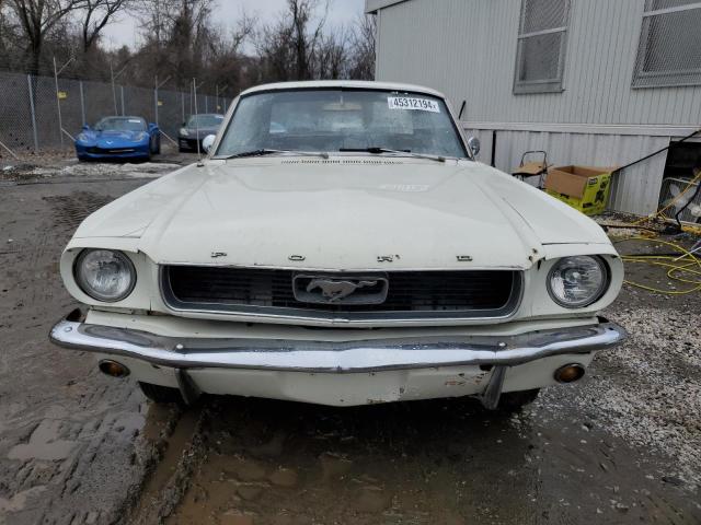 6T07T240184 - 1966 FORD MUSTANG WHITE photo 5