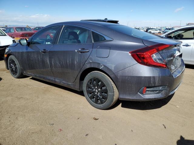 2HGFC2F67KH559179 - 2019 HONDA CIVIC LX GRAY photo 2