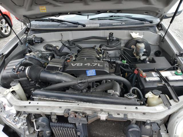 5TBRT34155S471805 - 2005 TOYOTA TUNDRA ACCESS CAB SR5 SILVER photo 11