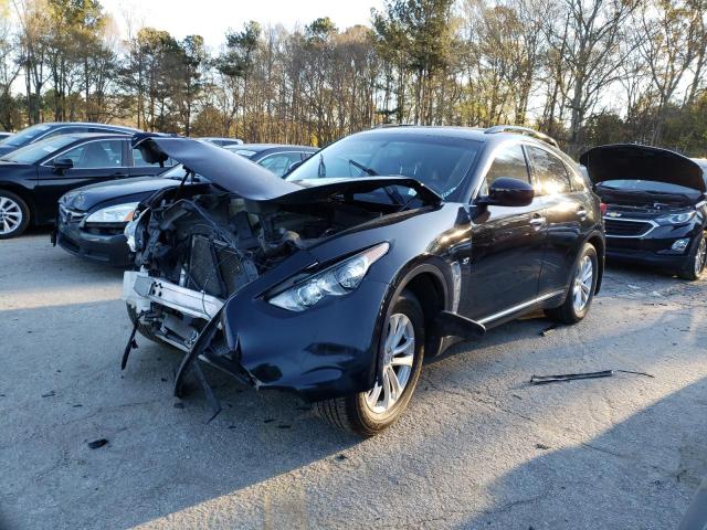 JN8CS1MW4EM413667 - 2014 INFINITI QX70 BLACK photo 1