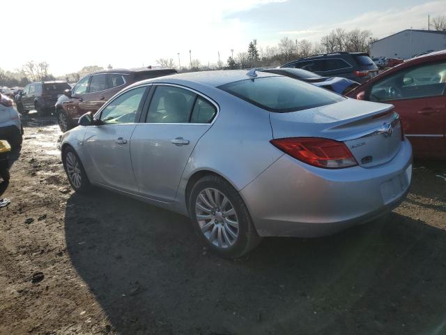 2G4GP5EC4B9179173 - 2011 BUICK REGAL CXL SILVER photo 2