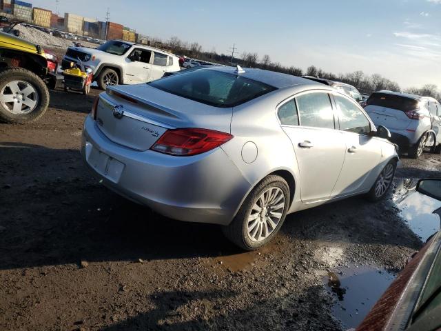 2G4GP5EC4B9179173 - 2011 BUICK REGAL CXL SILVER photo 3