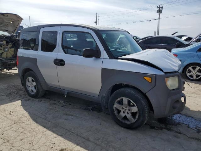 5J6YH18503L011319 - 2003 HONDA ELEMENT EX SILVER photo 4