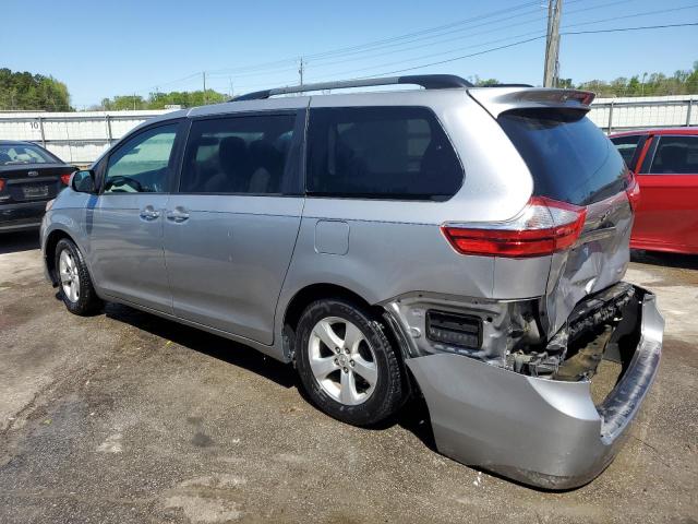 5TDKK3DC6GS705322 - 2016 TOYOTA SIENNA LE SILVER photo 2