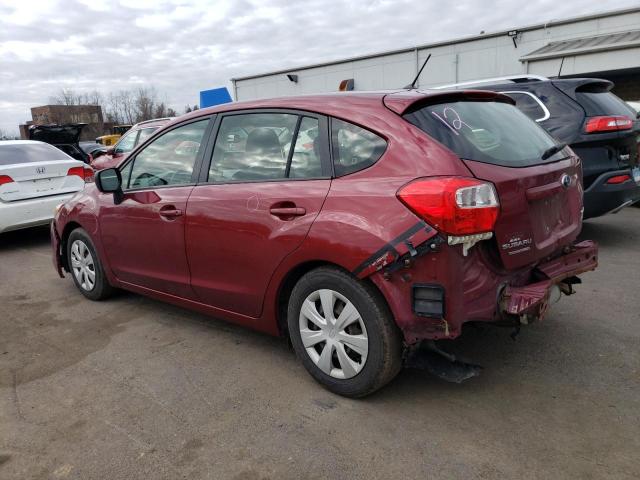 JF1GPAA65D2881247 - 2013 SUBARU IMPREZA RED photo 2