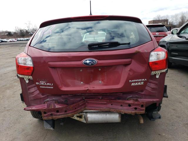 JF1GPAA65D2881247 - 2013 SUBARU IMPREZA RED photo 6