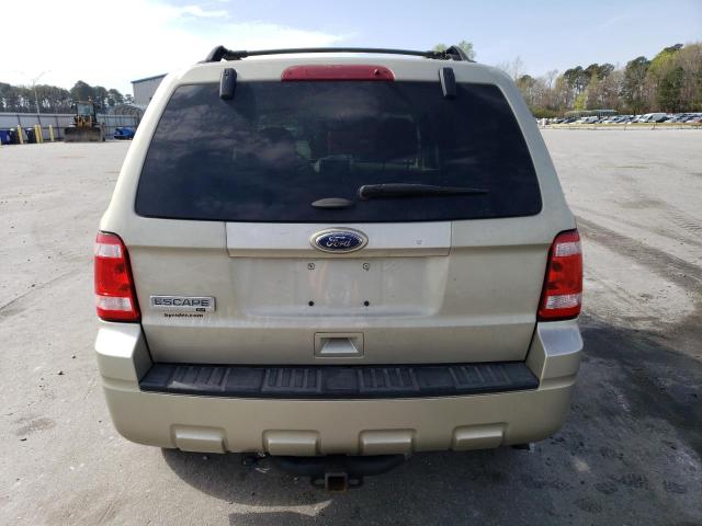 1FMCU0D78BKB09270 - 2011 FORD ESCAPE XLT BEIGE photo 6