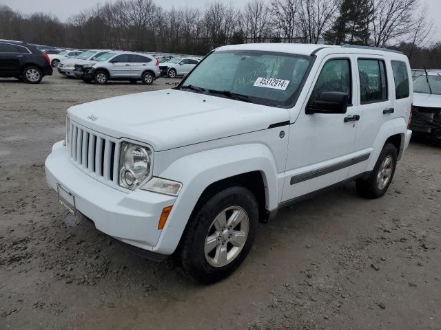 1C4PJMAK9CW122649 - 2012 JEEP LIBERTY SPORT WHITE photo 1