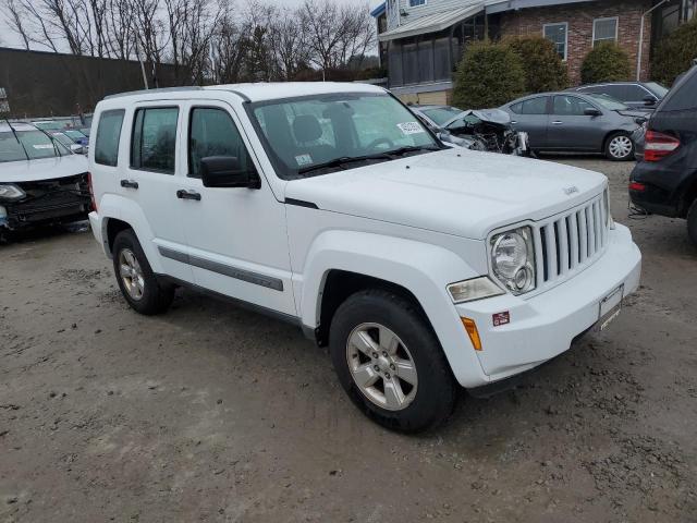 1C4PJMAK9CW122649 - 2012 JEEP LIBERTY SPORT WHITE photo 4