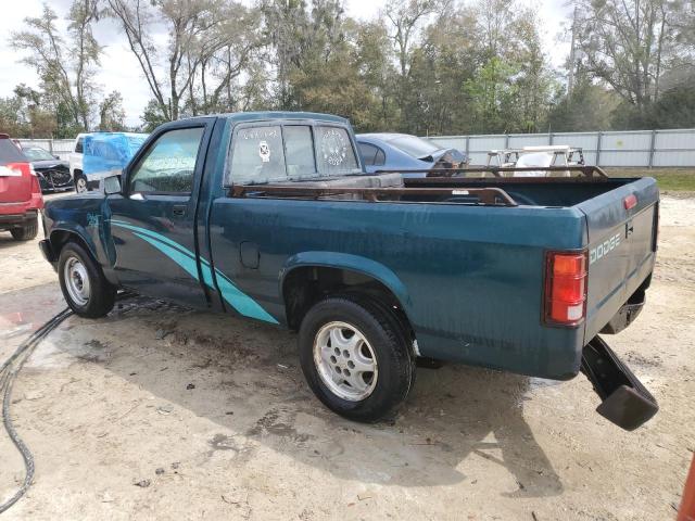 1B7FL26G6SW938358 - 1995 DODGE DAKOTA GREEN photo 2