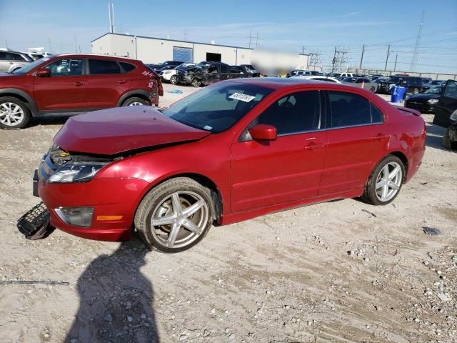 3FAHP0KCXCR169555 - 2012 FORD FUSION SPORT RED photo 1