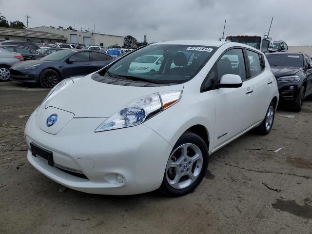 1N4AZ0CP0DC426106 - 2013 NISSAN LEAF S WHITE photo 1