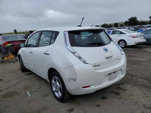 1N4AZ0CP0DC426106 - 2013 NISSAN LEAF S WHITE photo 2