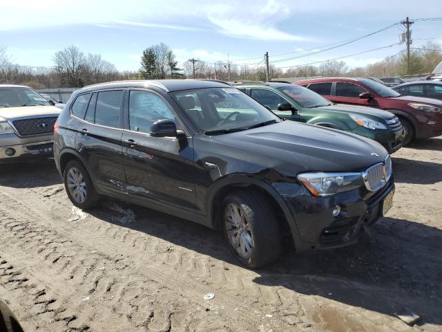 5UXWX9C55G0D91465 - 2016 BMW X3 XDRIVE28I BLACK photo 4