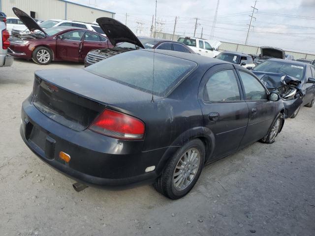 1C3EL46X54N408810 - 2004 CHRYSLER SEBRING LX BLACK photo 3