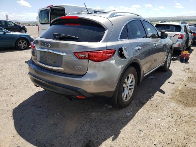 JN8AS1MW5BM734054 - 2011 INFINITI FX35 GRAY photo 4