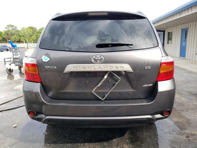 JTEES41A682029349 - 2008 TOYOTA HIGHLANDER GRAY photo 6