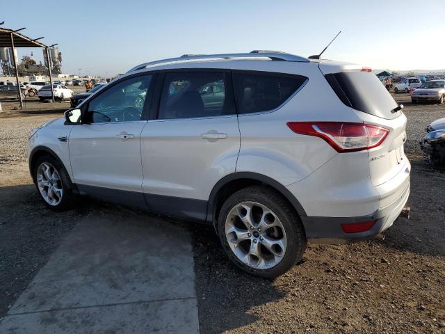 1FMCU0J98DUB23733 - 2013 FORD ESCAPE TITANIUM WHITE photo 2