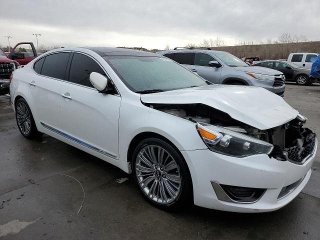 KNALN4D70E5156303 - 2014 KIA CADENZA PREMIUM WHITE photo 4