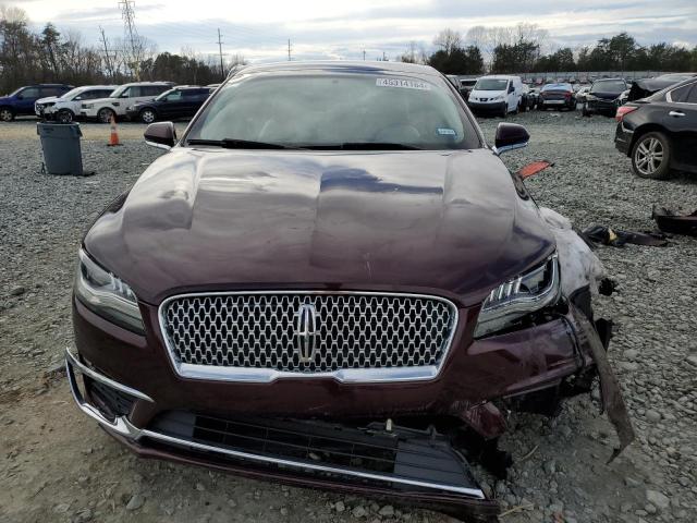 3LN6L5C90HR649538 - 2017 LINCOLN MKZ SELECT BURGUNDY photo 5