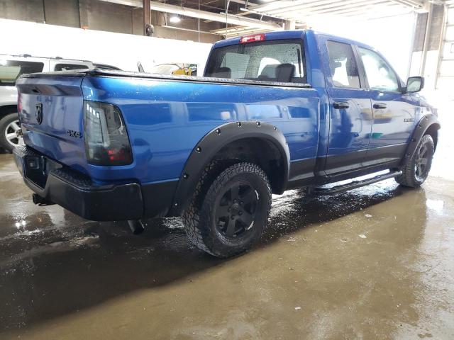 1D3HV18P29S733218 - 2009 DODGE RAM 1500 BLUE photo 3