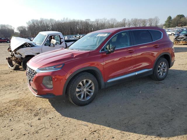 5NMS23ADXKH106609 - 2019 HYUNDAI SANTA FE SE RED photo 1