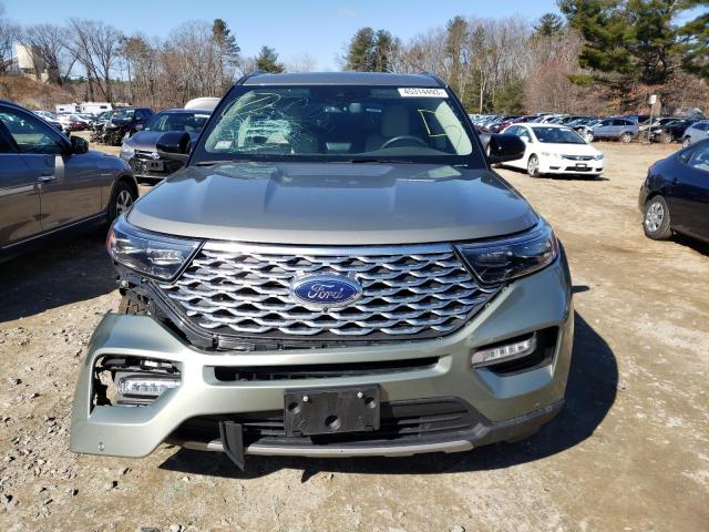 1FM5K8HC5LGA31491 - 2020 FORD EXPLORER PLATINUM GRAY photo 5