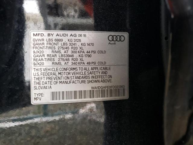 WA1DGAFE0FD031363 - 2015 AUDI Q7 PRESTIGE 黑色 照片 13