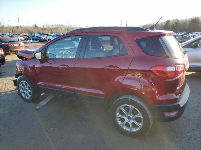 MAJ6S3GL6MC441907 - 2021 FORD ECOSPORT SE BURGUNDY photo 2