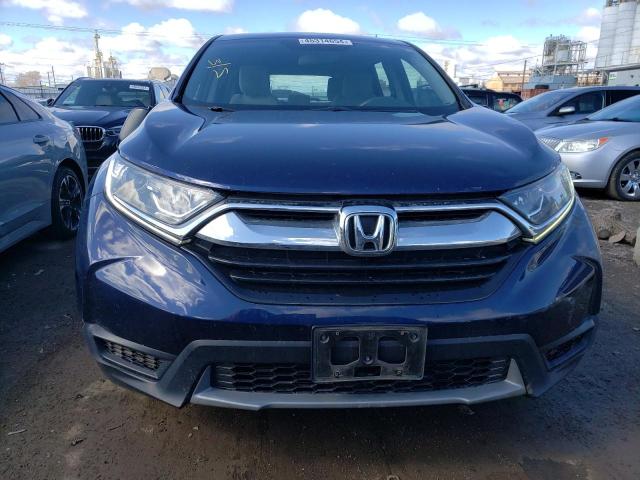 2HKRW6H30JH204423 - 2018 HONDA CR-V LX BLUE photo 5