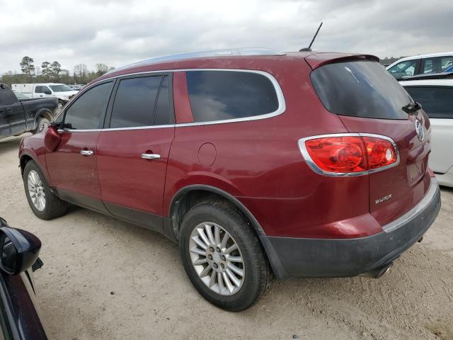 5GALRBED9AJ132228 - 2010 BUICK ENCLAVE CXL RED photo 2