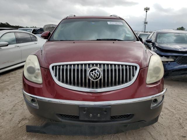 5GALRBED9AJ132228 - 2010 BUICK ENCLAVE CXL RED photo 5