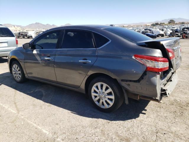 3N1AB7AP0FY238922 - 2015 NISSAN SENTRA S GRAY photo 2