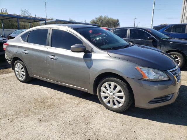 3N1AB7AP0FY238922 - 2015 NISSAN SENTRA S GRAY photo 4