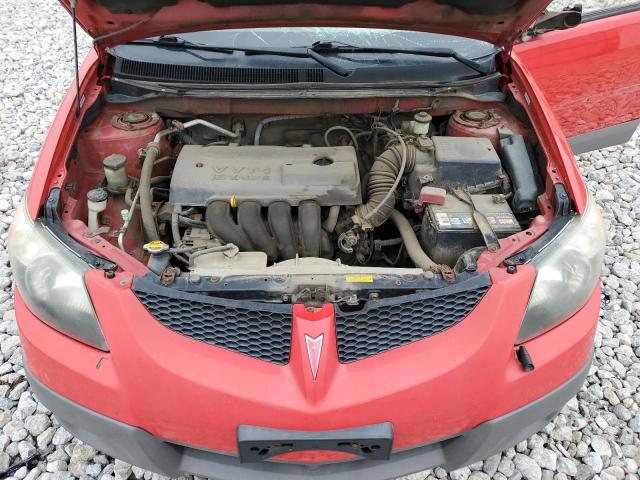 5Y2SL62864Z463316 - 2004 PONTIAC VIBE RED photo 12