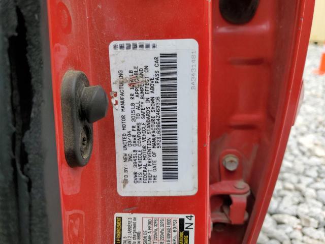 5Y2SL62864Z463316 - 2004 PONTIAC VIBE RED photo 13