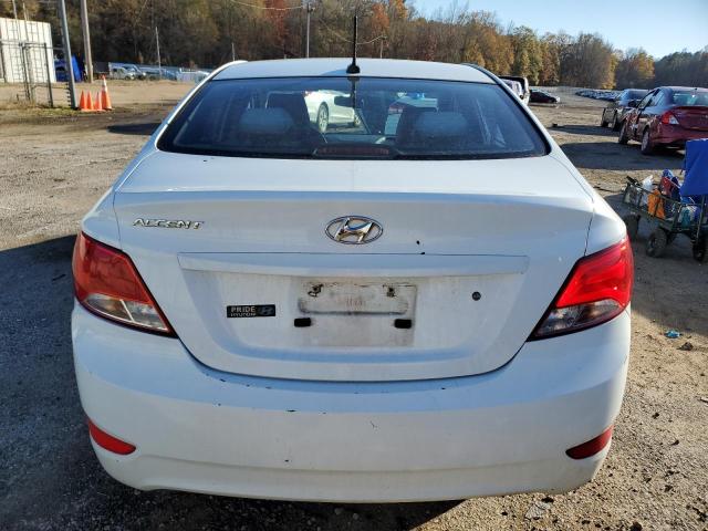 KMHCT4AE0GU989518 - 2016 HYUNDAI ACCENT SE WHITE photo 6