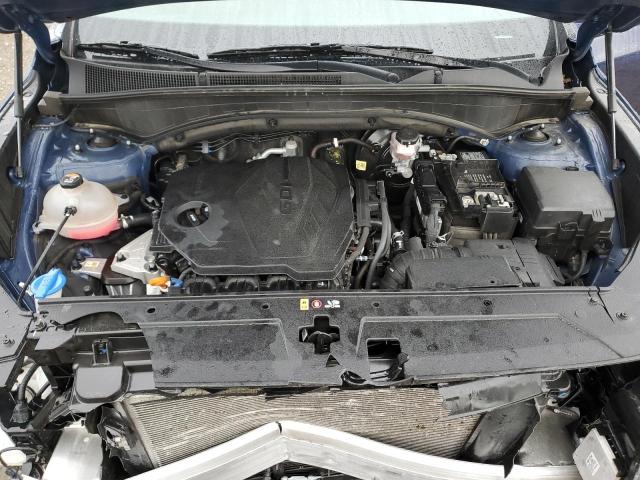 5NMS3DAJXNH406146 - 2022 HYUNDAI SANTA FE SEL Կապույտ լուսանկար 11
