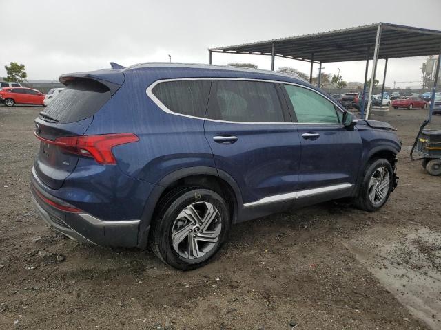 5NMS3DAJXNH406146 - 2022 HYUNDAI SANTA FE SEL BLUE photo 3