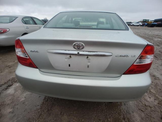 4T1BE32K43U164922 - 2003 TOYOTA CAMRY LE SILVER photo 6
