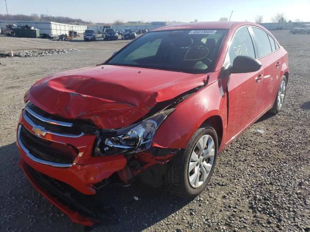 1G1PC5SH9G7171281 - 2016 CHEVROLET CRUZE LIMI LS RED photo 1