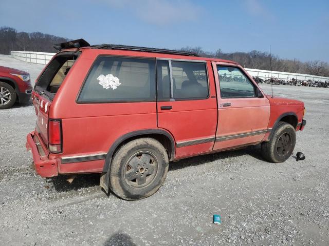 1GNDT13Z5N2126236 - 1992 CHEVROLET BLAZER S10 RED photo 3