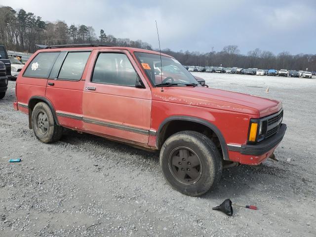 1GNDT13Z5N2126236 - 1992 CHEVROLET BLAZER S10 RED photo 4