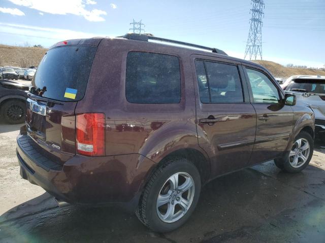 5FNYF4H59EB029871 - 2014 HONDA PILOT EXL MAROON photo 3