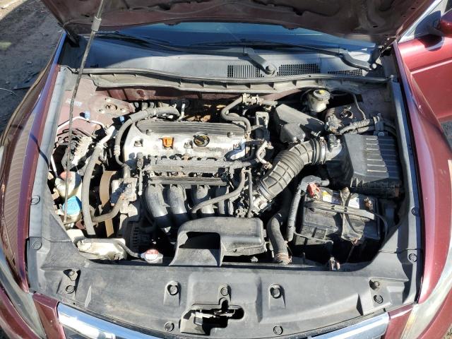 1HGCP2F36CA208356 - 2012 HONDA ACCORD LX BURGUNDY photo 11