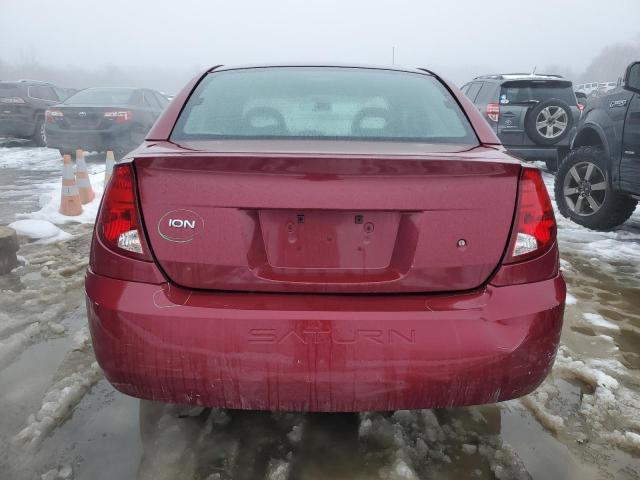 1G8AJ52F55Z147380 - 2005 SATURN ION LEVEL 2 RED photo 6