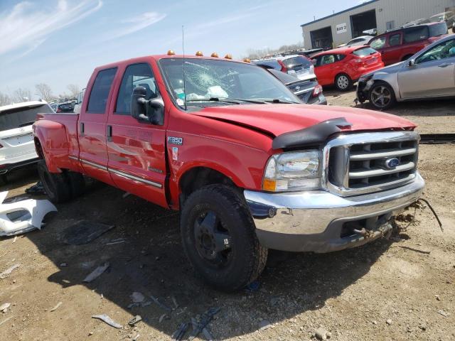 1FTWW32F5XED43783 - 1999 FORD F350 SUPER DUTY RED photo 4