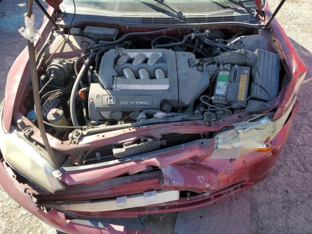 1HGCG16512A060630 - 2002 HONDA ACCORD EX RED photo 11