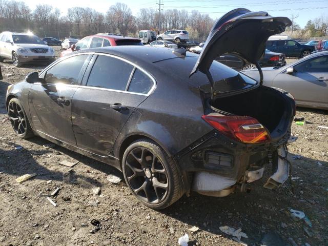 2G4GT5GX0F9261676 - 2015 BUICK REGAL GS შავი ფოტო 2