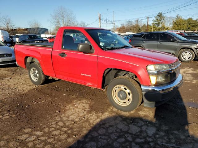 1GCCS148358101040 - 2005 CHEVROLET COLORADO RED photo 4